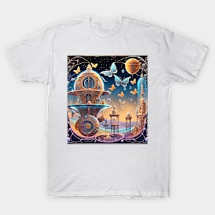 Fantasy world with butterflies T-Shirt